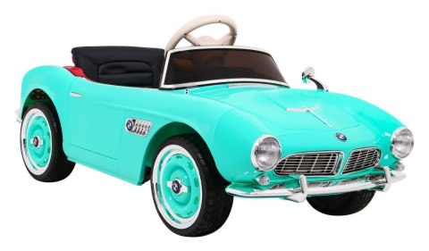 Auto na akumulator BMW 507 Retro Zielony Auto na akumulator BMW 507 Retro Zielony