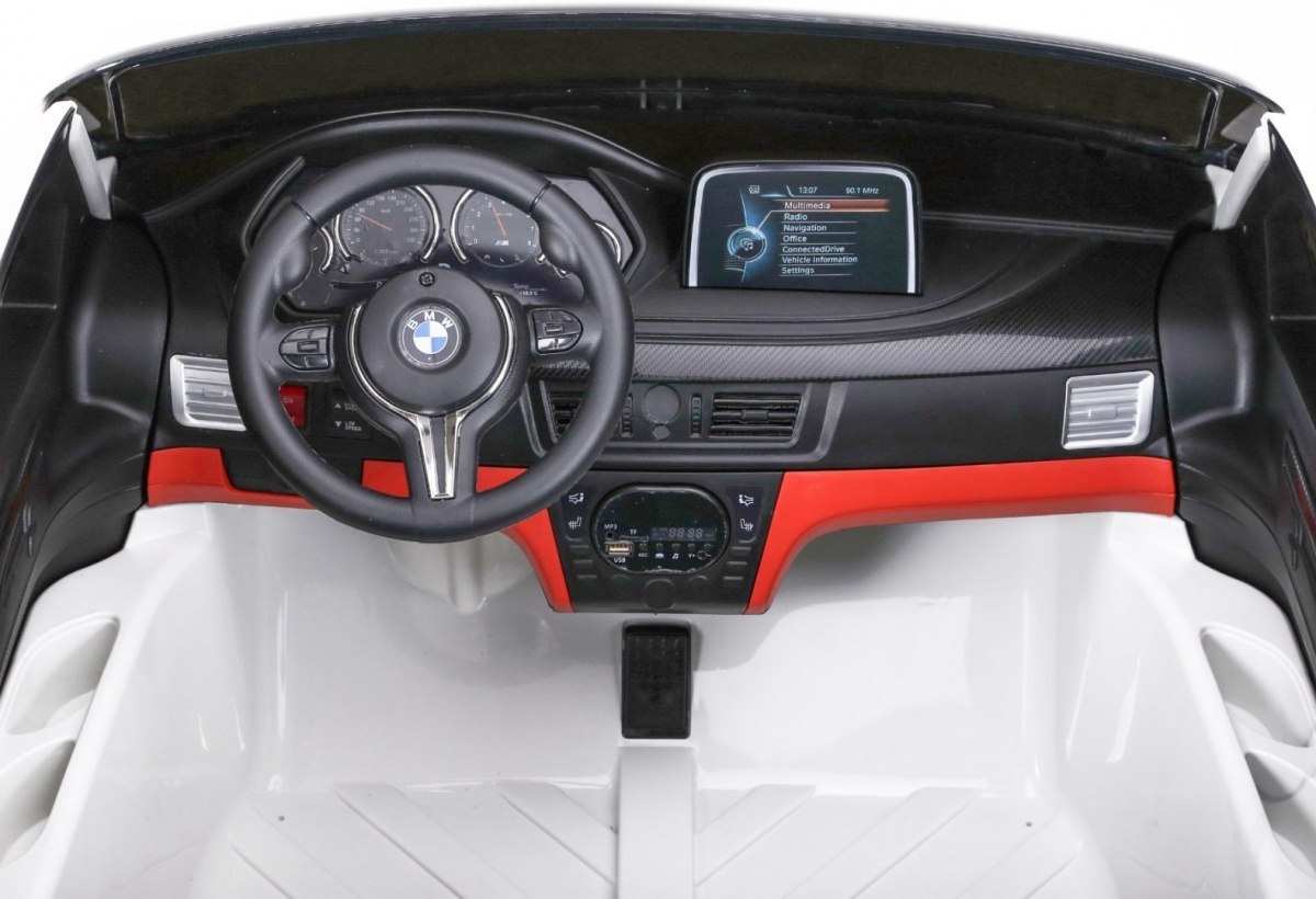 Auto na akumulator BMW X6M 2 os XXL Biały