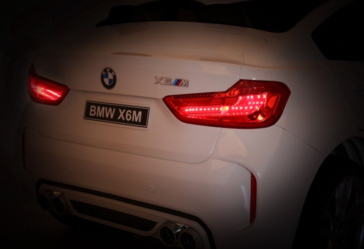 Auto na akumulator BMW X6M 2 os XXL Biały
