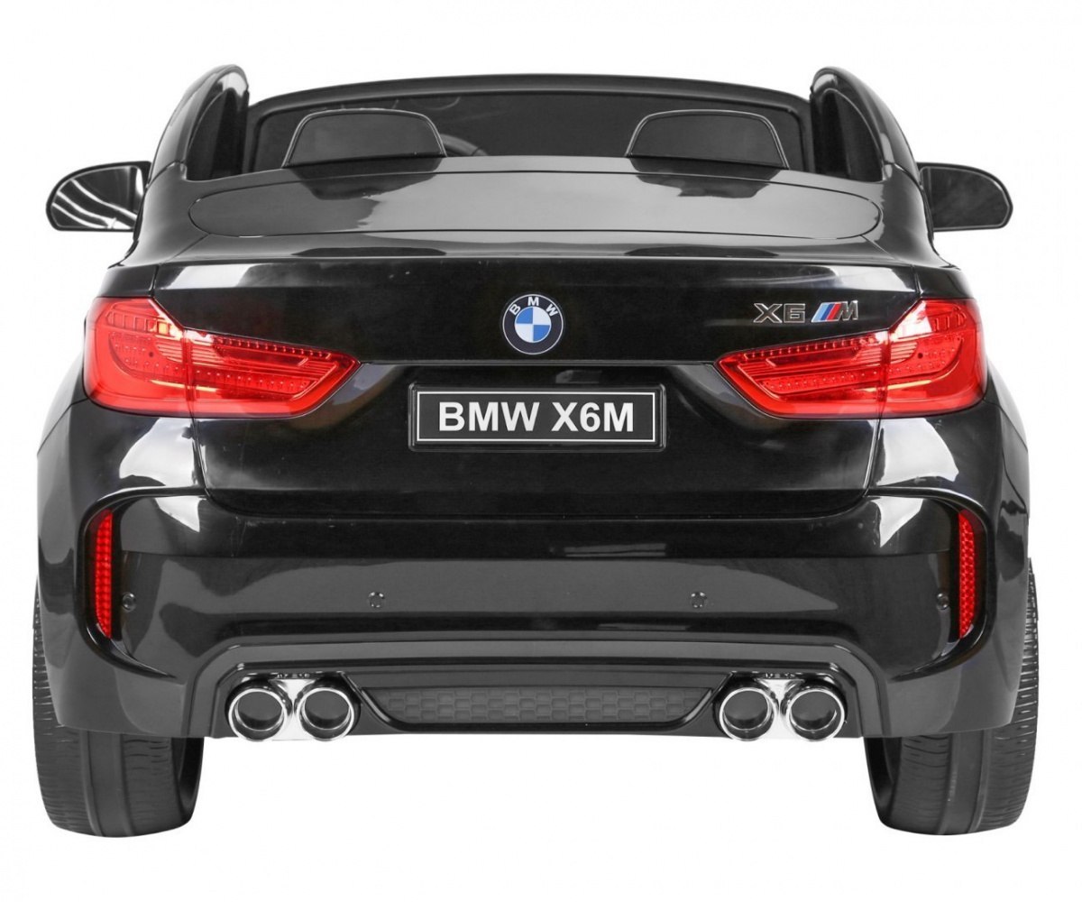 Auto na akumulator BMW X6M 2 os XXL Lakierowany Czarny Auto na akumulator BMW X6M 2 os XXL Lakierowany Czarny