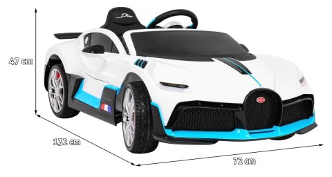 Auto na akumulator Bugatti Divo Pilot Wolny Start EVA LED MP3 Auto na akumulator Bugatti Divo Pilot Wolny Start EVA LED MP3