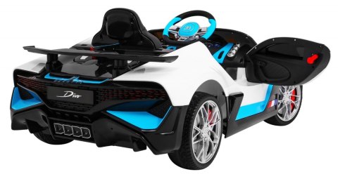 Auto na akumulator Bugatti Divo Pilot Wolny Start EVA LED MP3 Auto na akumulator Bugatti Divo Pilot Wolny Start EVA LED MP3