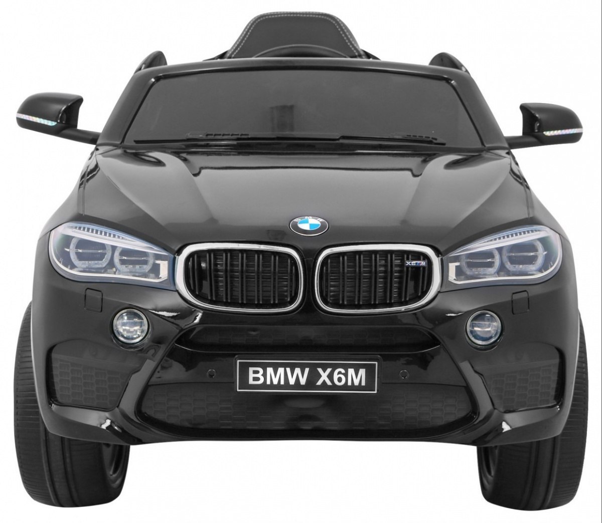 BMW X6M Elektryczne Autko dla dzieci Pilot EVA Wolny Start Panel audio LED