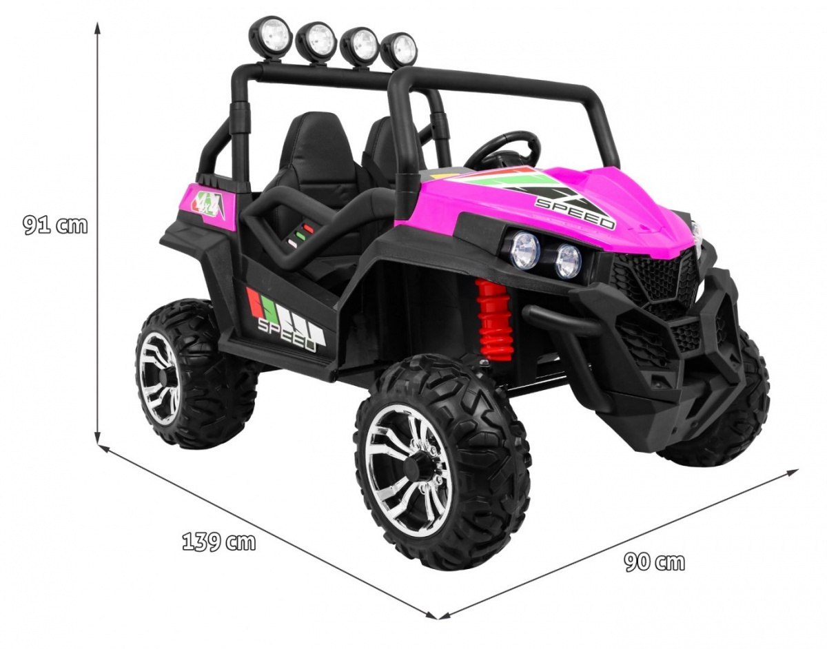 Auto na akumulator Grand Buggy 4x4 LIFT Różowy Auto na akumulator Grand Buggy 4x4 LIFT Różowy