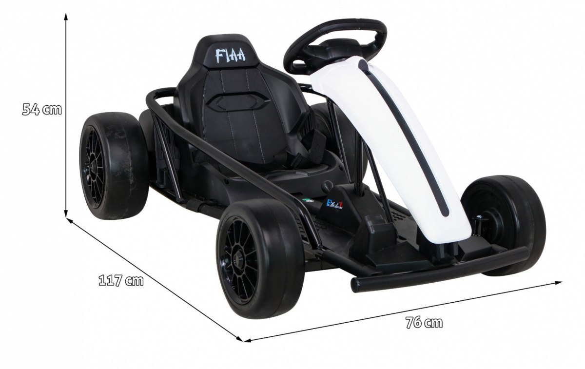 Gokart na akumulator FX1 Drift Master 2Silniki EVA Gokart na akumulator FX1 Drift Master 2Silniki EVA