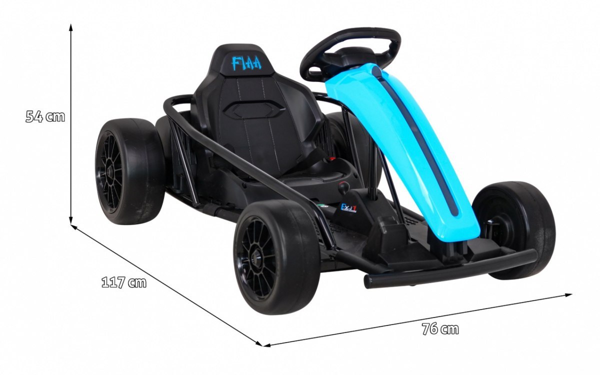 Gokart na akumulator FX1 Drift Master 2Silniki EVA Gokart na akumulator FX1 Drift Master 2Silniki EVA