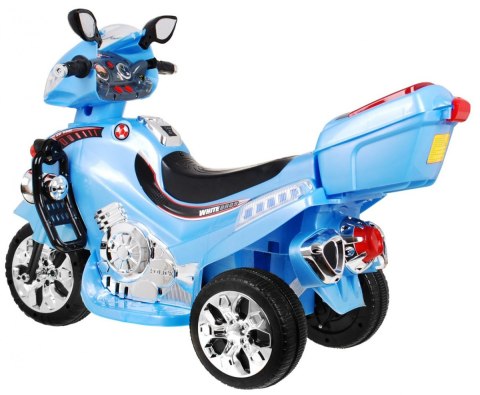 Motorek na akumulator C031 kuferek LED dźwięki Motorek na akumulator C031 kuferek LED dźwięki