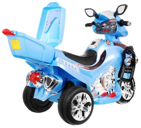 Motorek na akumulator C031 kuferek LED dźwięki Motorek na akumulator C031 kuferek LED dźwięki