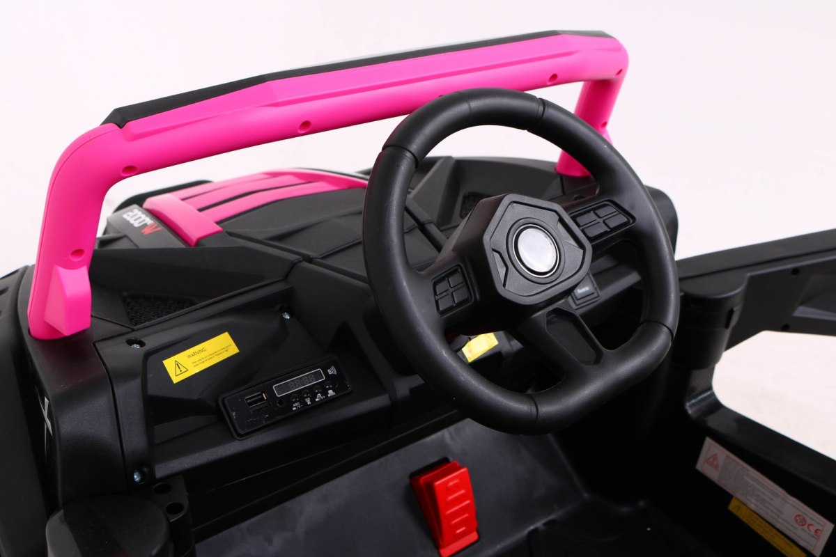 Buggy UTV 2000M Racing Auto na akumulator Różowy + MP3 Dźwięki Światła + Pilot + Wolny Start