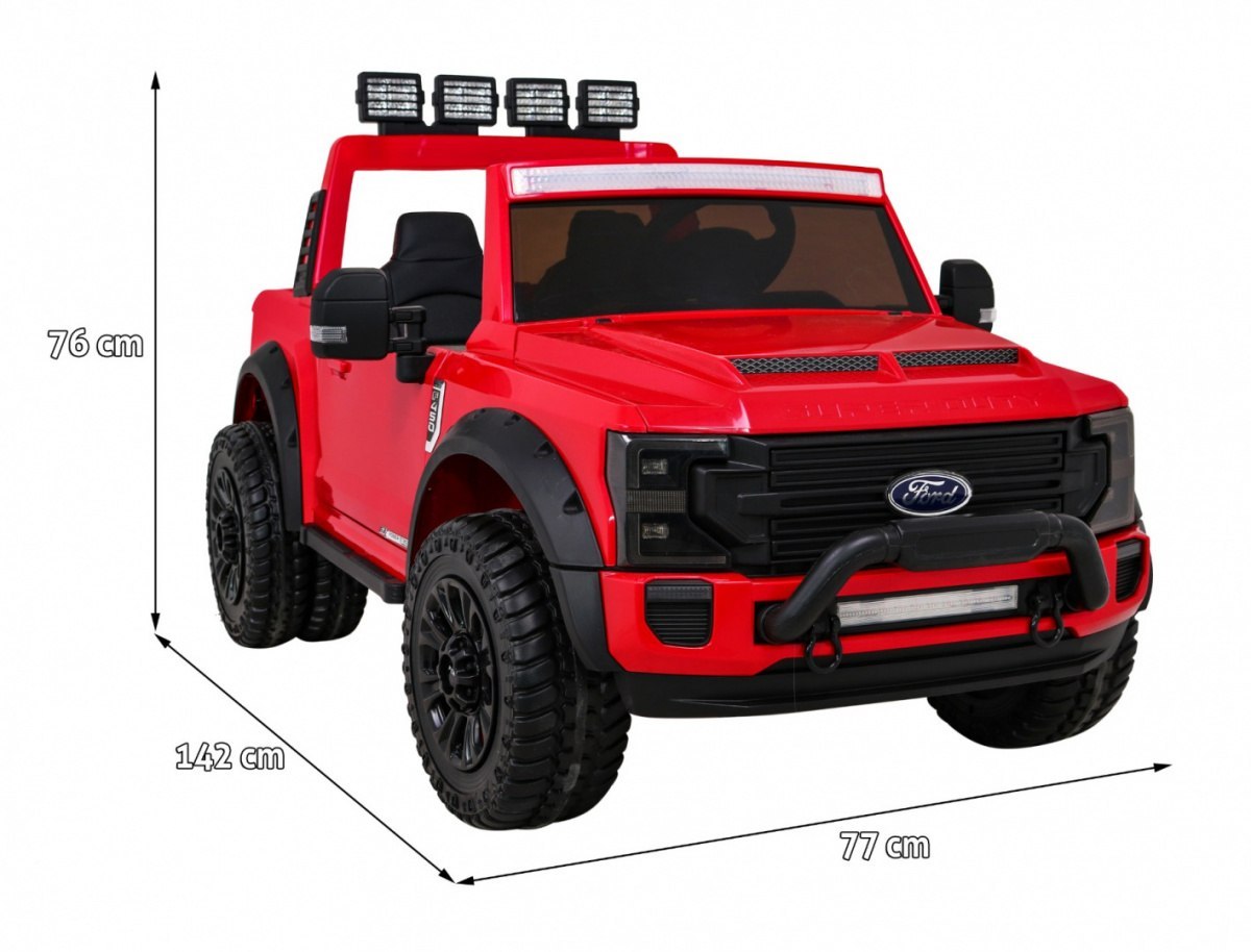 Pojazd Ford Super Duty Czerwony Pojazd Ford Super Duty Czerwony