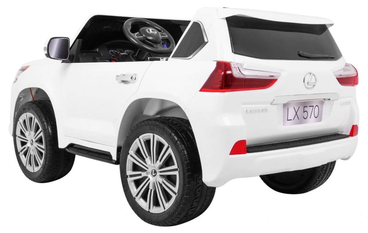 Auto na akumulator Lexus LX570 Biały Auto na akumulator Lexus LX570 Biały