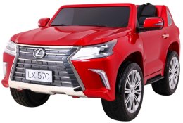 Auto na akumulator Lexus LX570 Lakierowany Czerwony