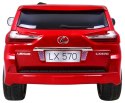 Auto na akumulator Lexus LX570 Lakierowany Czerwony Auto na akumulator Lexus LX570 Lakierowany Czerwony