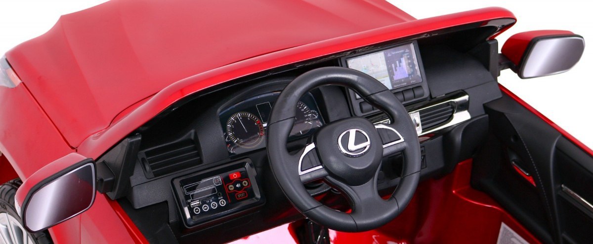 Auto na akumulator Lexus LX570 Lakierowany Czerwony
