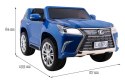 Auto na akumulator Lexus LX570 Lakierowany Niebieski Auto na akumulator Lexus LX570 Lakierowany Niebieski
