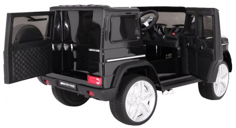Auto na akumulator Mercedes G65 2 4G Lakierowany Czarny Auto na akumulator Mercedes G65 2 4G Lakierowany Czarny