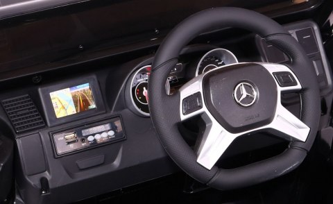 Auto na akumulator Mercedes G65 2 4G Lakierowany Czarny Auto na akumulator Mercedes G65 2 4G Lakierowany Czarny