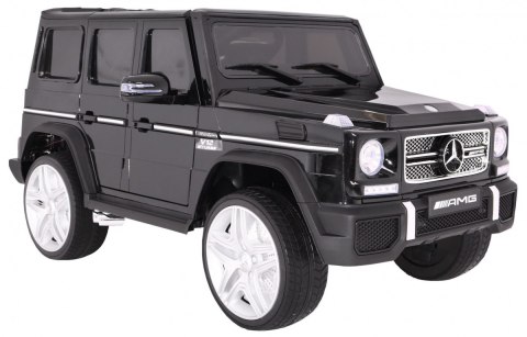 Auto na akumulator Mercedes G65 2 4G Lakierowany Czarny Auto na akumulator Mercedes G65 2 4G Lakierowany Czarny