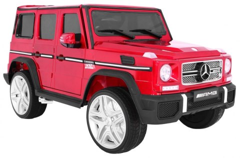 Auto na akumulator Mercedes G65 2 4G Lakierowany Czerwony Auto na akumulator Mercedes G65 2 4G Lakierowany Czerwony