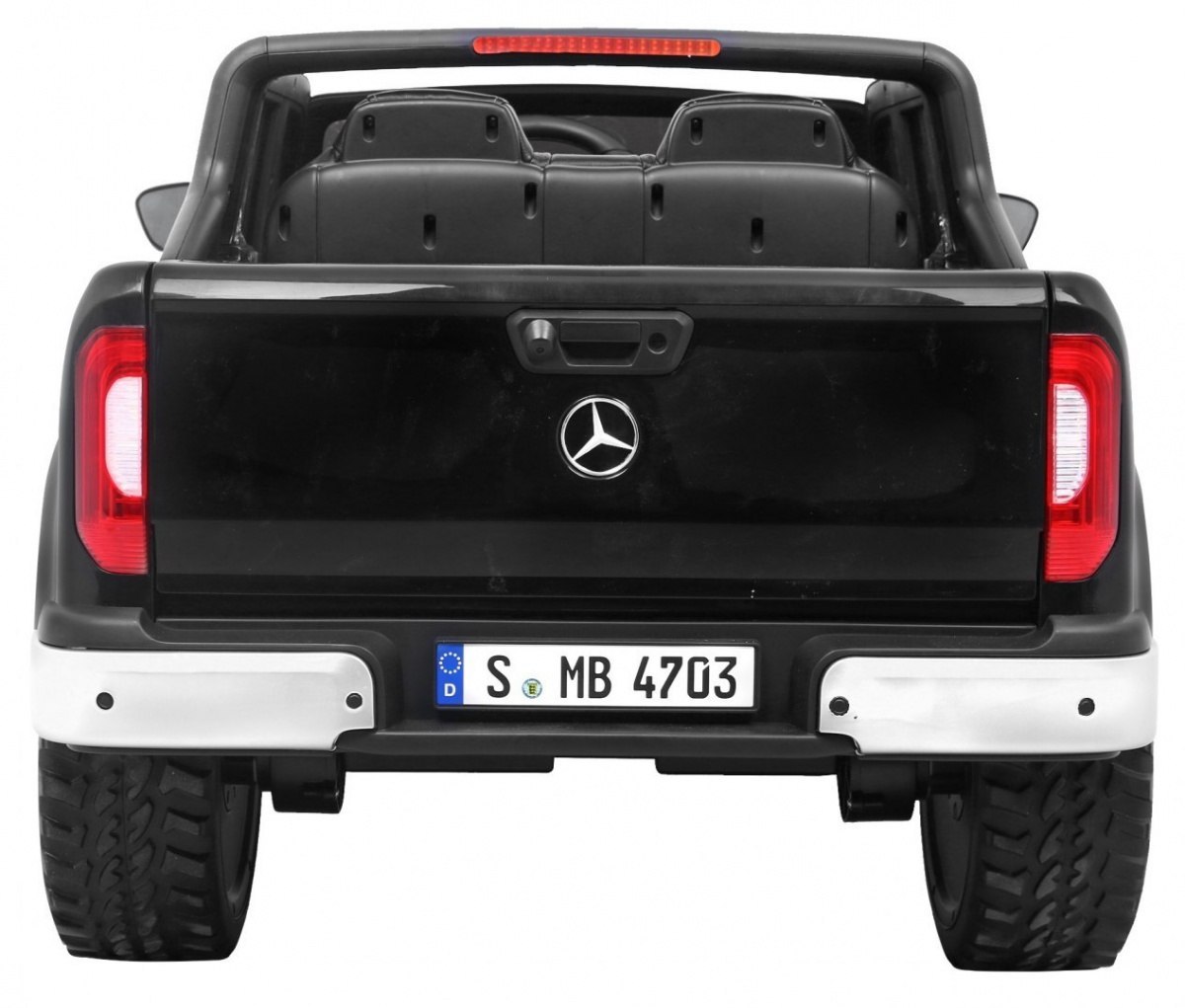 Mercedes Benz X-Class dla dzieci Czarny + Pilot + Napęd 4x4 + MP4 + Bagażnik + LED + EVA