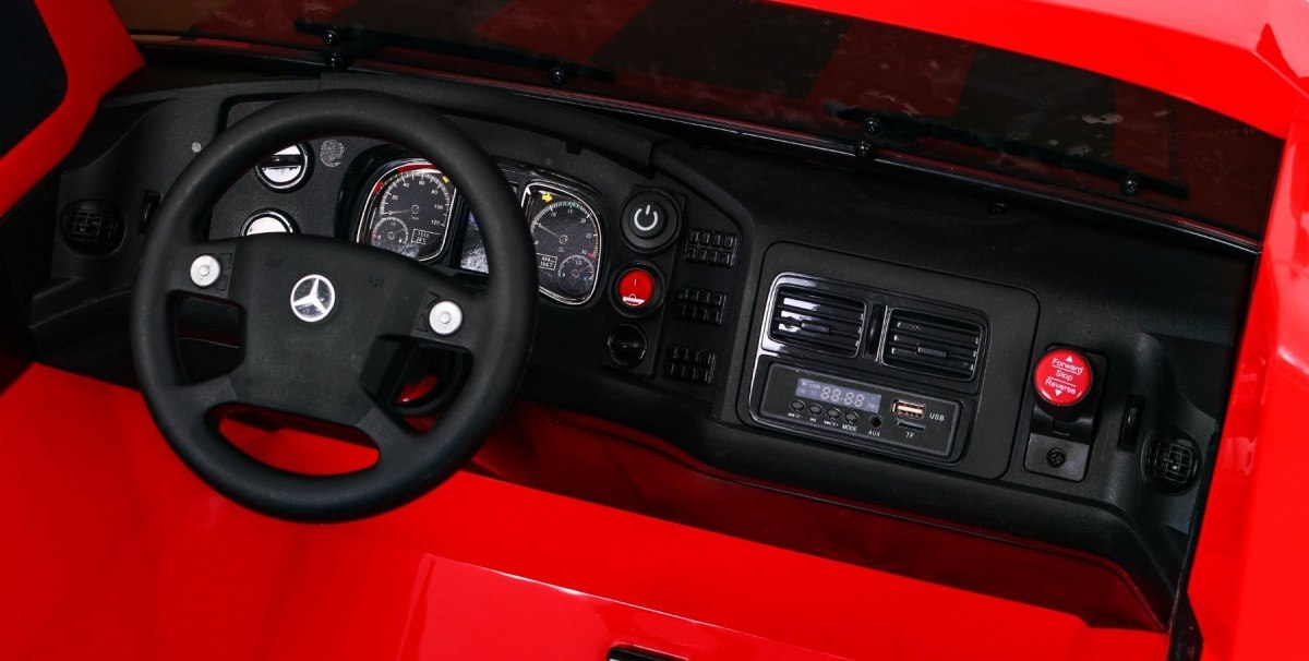 Auto Ciężarówka na akumulator Mercedes-Benz Zetros Czerwony
