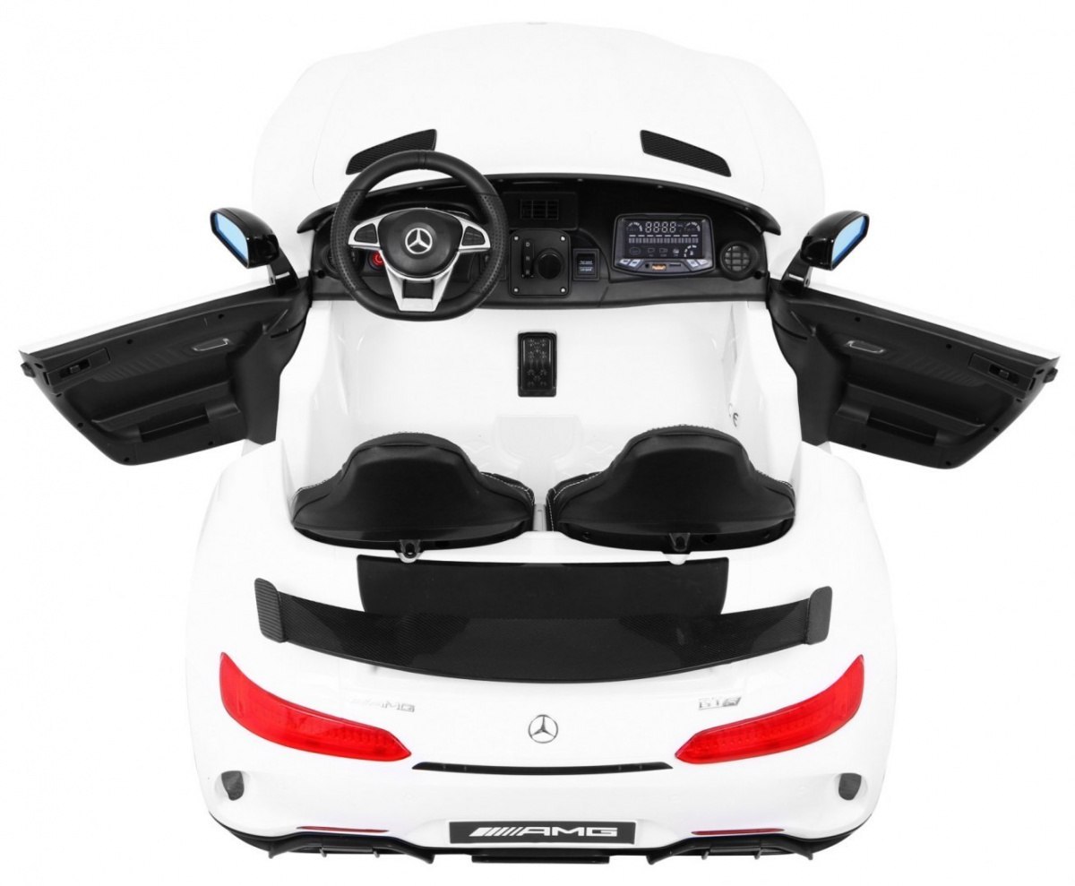 Auto na akumulator Mercedes-Benz GT R 4x4 Lakierowany Biały Auto na akumulator Mercedes-Benz GT R 4x4 Lakierowany Biały