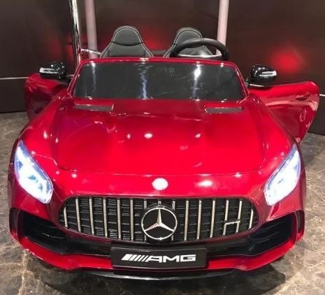 Auto na akumulator Mercedes-Benz GT R 4x4 Lakierowany Czerwony Auto na akumulator Mercedes-Benz GT R 4x4 Lakierowany Czerwony