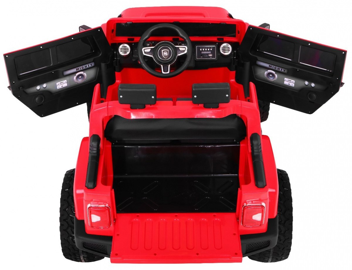 Auto na akumulator Mighty Jeep 4x4 Wolny Start Pilot EVA LED MP3 Auto na akumulator Mighty Jeep 4x4 Wolny Start Pilot EVA LED MP3
