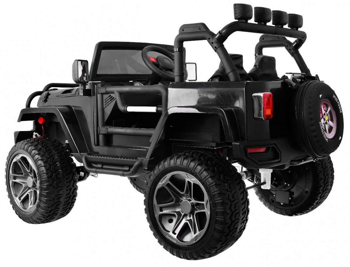 Auto na akumulator Monster Jeep 4x4 Wolny Start LED Pilot Auto na akumulator Monster Jeep 4x4 Wolny Start LED Pilot