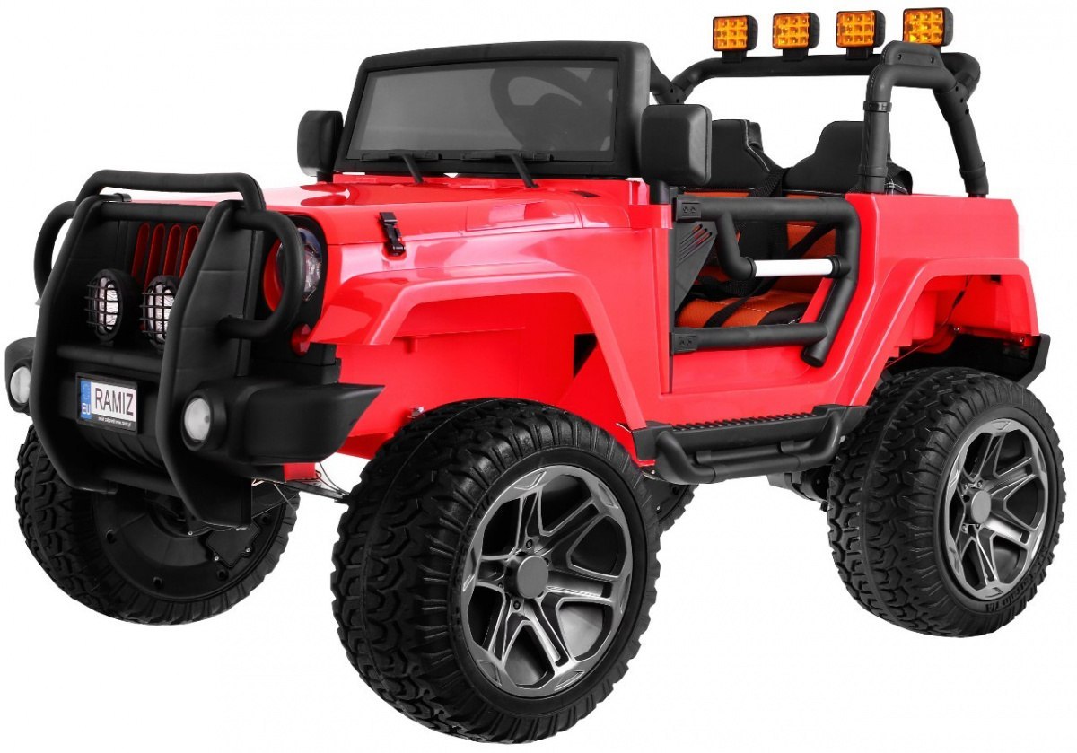 Auto na akumulator Monster Jeep 4x4 Wolny Start LED Pilot Auto na akumulator Monster Jeep 4x4 Wolny Start LED Pilot