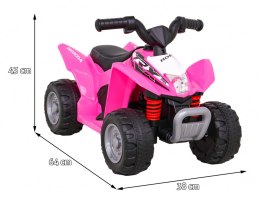 Mały Quad na akumulator Honda 250X TRX LED Skóra
