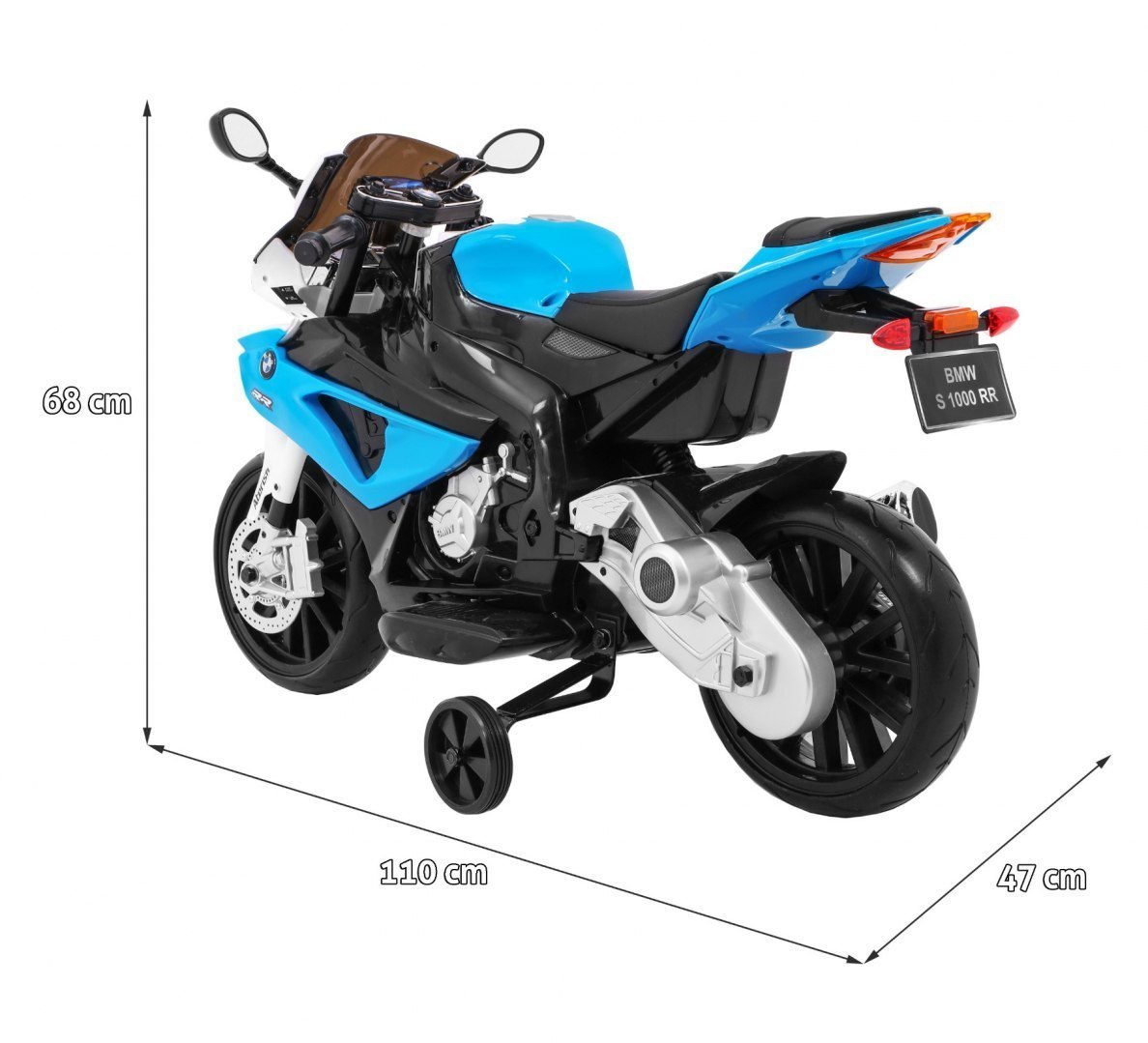 Motor na akumulator BMW S1000 RR Niebieski Motor na akumulator BMW S1000 RR Niebieski