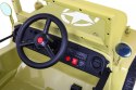 Auto na akumulator Retro Wojskowy 4x4 EVA Pilot MP3 LED