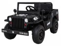 Auto na akumulator Retro Wojskowy 4x4 EVA Pilot MP3 LED Auto na akumulator Retro Wojskowy 4x4 EVA Pilot MP3 LED