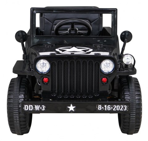 Auto na akumulator Retro Wojskowy 4x4 EVA Pilot MP3 LED Auto na akumulator Retro Wojskowy 4x4 EVA Pilot MP3 LED
