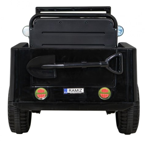 Auto na akumulator Retro Wojskowy 4x4 EVA Pilot MP3 LED Auto na akumulator Retro Wojskowy 4x4 EVA Pilot MP3 LED