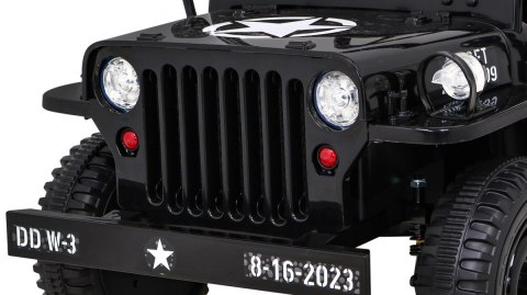 Auto na akumulator Retro Wojskowy 4x4 EVA Pilot MP3 LED Auto na akumulator Retro Wojskowy 4x4 EVA Pilot MP3 LED