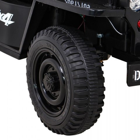 Auto na akumulator Retro Wojskowy 4x4 EVA Pilot MP3 LED Auto na akumulator Retro Wojskowy 4x4 EVA Pilot MP3 LED