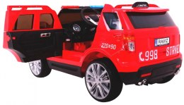 Auto na akumulator SUV Polska Straż Pożarna 2x45W Pilot EVA Wolny Start