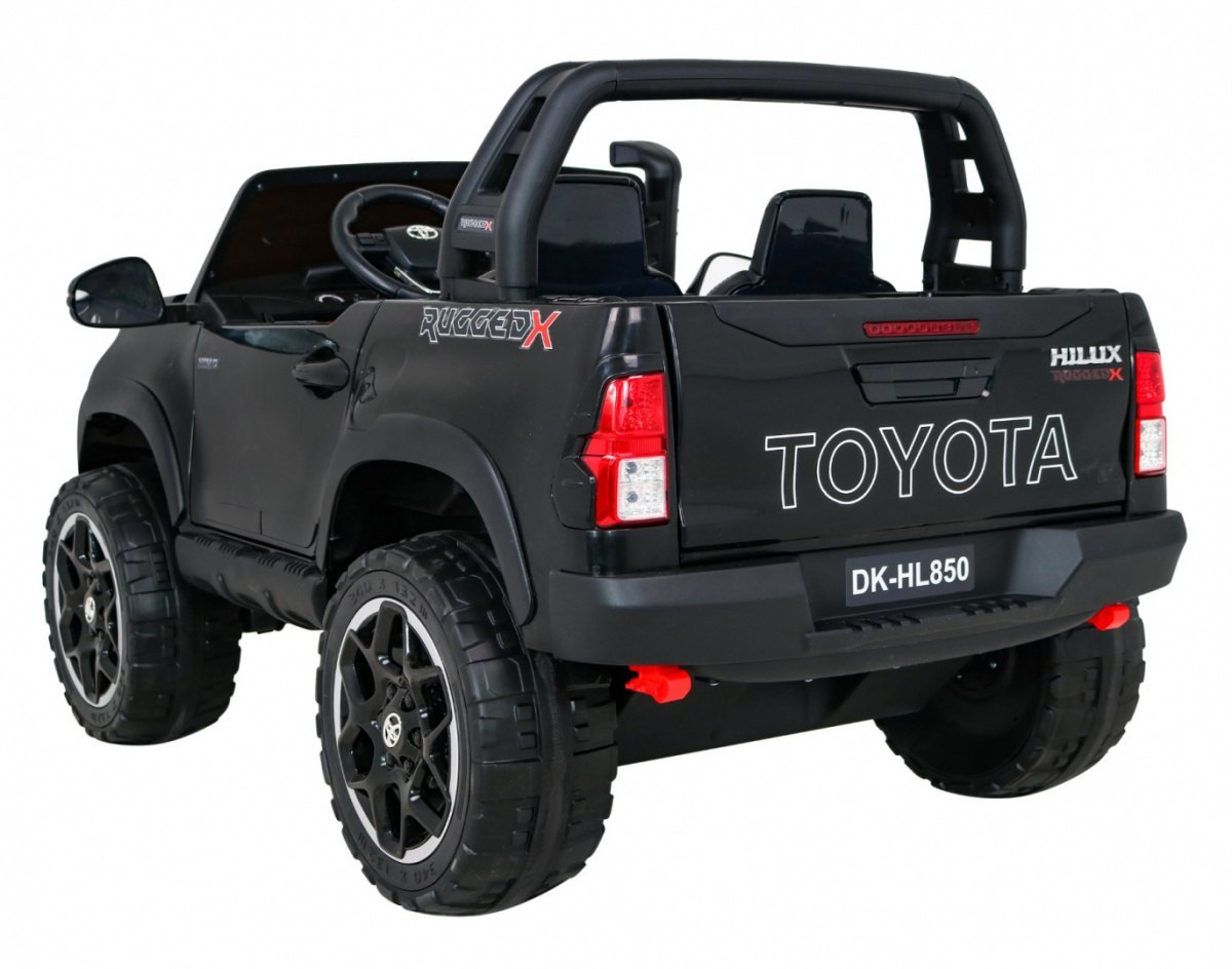Auto na akumulator Toyota Hillux Czarna Auto na akumulator Toyota Hillux Czarna