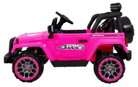Auto Terenowe Full Time 4WD dla dzieci Różowy + Napęd 4x4 + Pilot + Audio LED + Schowek Auto Terenowe Full Time 4WD dla dzieci Różowy + Napęd 4x4 + Pilot + Audio LED + Schowek