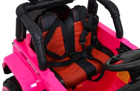 Auto Terenowe Full Time 4WD dla dzieci Różowy + Napęd 4x4 + Pilot + Audio LED + Schowek Auto Terenowe Full Time 4WD dla dzieci Różowy + Napęd 4x4 + Pilot + Audio LED + Schowek