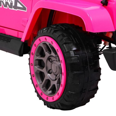 Auto Terenowe Full Time 4WD dla dzieci Różowy + Napęd 4x4 + Pilot + Audio LED + Schowek Auto Terenowe Full Time 4WD dla dzieci Różowy + Napęd 4x4 + Pilot + Audio LED + Schowek