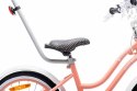 Rowerek dla dziewczynki 16 cali Heart bike - morelowy