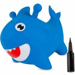Skoczek dla dzieci REKIN BABY SHARK 62 cm niebieski do skakania z pompką