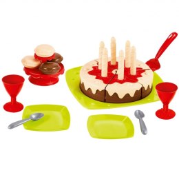 Zestaw urodzinowy z tortem i akcesoriami 25 elementów Ecoiffier