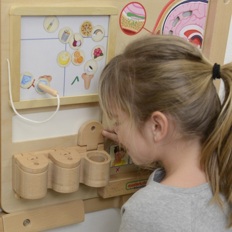 MASTERKIDZ Tablica Edukacyjna Zmysł Węchu Montessori