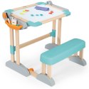 Smoby Drewniany Stolik Tablica 2w1 Magnetyczna Kreda Smoby Drewniany Stolik Tablica 2w1 Magnetyczna Kreda