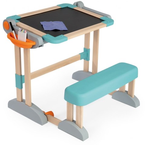 Smoby Drewniany Stolik Tablica 2w1 Magnetyczna Kreda Smoby Drewniany Stolik Tablica 2w1 Magnetyczna Kreda
