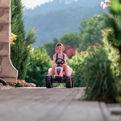 FALK Traktor Pink Country Star na Pedały z Przyczepką od 3 lat FALK Traktor Pink Country Star na Pedały z Przyczepką od 3 lat